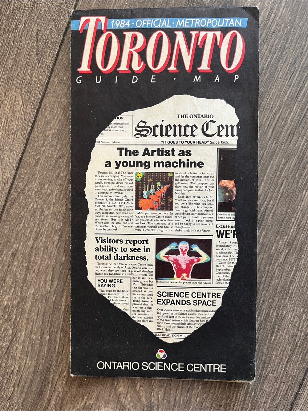 1984 Official Metropolitan Toronto Guide Map